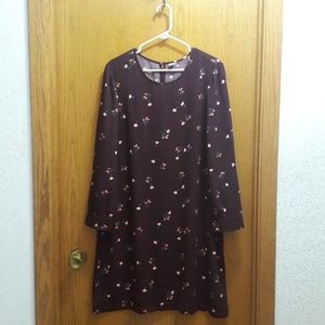 NWT Floral Long Sleeved Dress